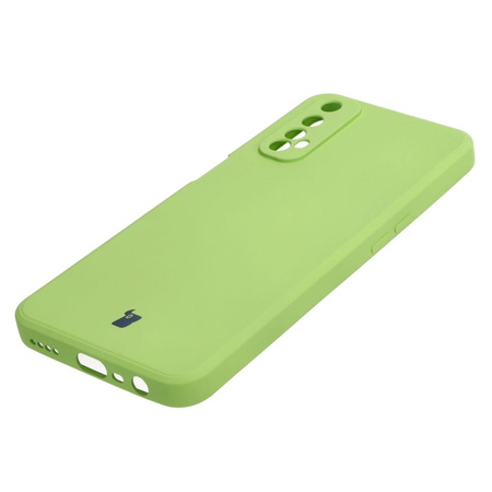 Etui Bizon Case Silicone Sq do Realme 7, jasnozielone