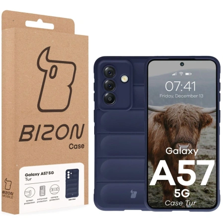Pancerne etui Bizon Case Tur do Galaxy A57 5G, granatowe