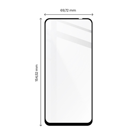 Szkło hartowane Bizon Glass Edge 2 do Poco M5s, czarne