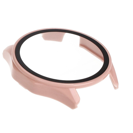 Etui Bizon Case+Glass Watch do Huawei Watch GT 4 46 mm, różowe