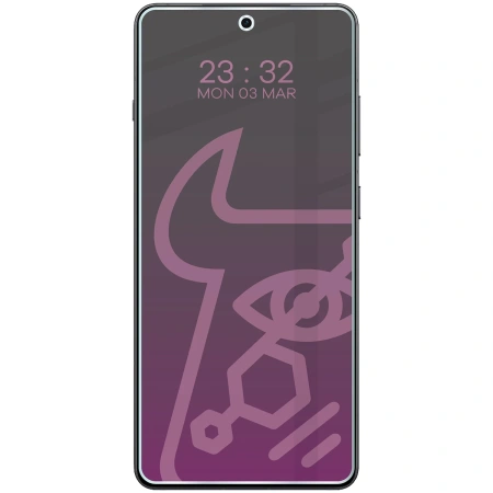 Prywatyzujące szkło hybrydowe Bizon Glass Mule Shadow do OnePlus 13R, matowe