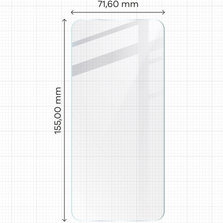 Elastyczne szkło hybrydowe Bizon Glass Mule do Galaxy A15 4G/5G