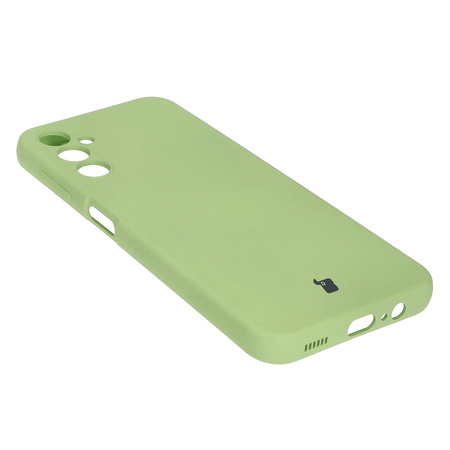 Etui Bizon Case Silicone do Galaxy A14 4G/5G, jasnozielone