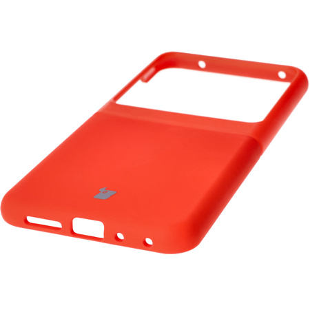 Silikonowe etui Bizon Soft Case do Motorola Razr 50, czerwone