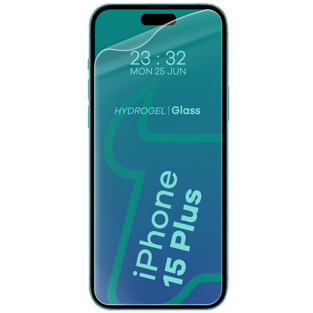 Folia hydrożelowa na ekran Bizon Glass Hydrogel Front Duo do iPhone 15 Plus / 15 Pro Max, 2 sztuki