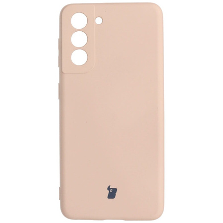 Etui Bizon Case Silicone do Galaxy S21, jasnoróżowe