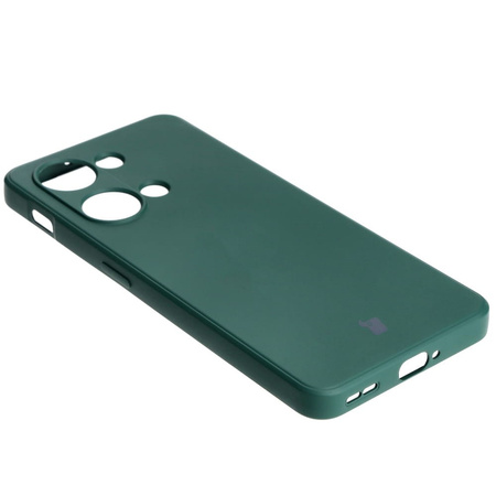 Etui Bizon Case Silicone Sq do OnePlus Nord 3, ciemnozielone