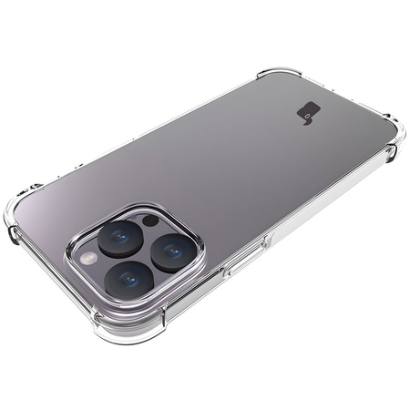 Elastyczne etui Bizon Case Salpa do iPhone 15 Pro Max, przezroczyste