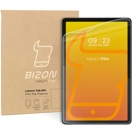 Folia imitująca papier Bizon Film Tab Papirus Duo do Lenovo Tab M11 1 gen., 2 sztuki