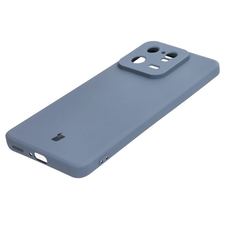 Etui Bizon Case Silicone Sq do Xiaomi 13 Pro, szare