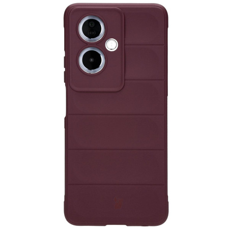 Pancerne etui Bizon Case Tur do Oppo A79 5G, burgundowe