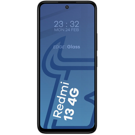 2x Szkło hartowane z ramką + szybka na aparat Bizon Edge 2 Pack do Xiaomi Redmi 13 4G