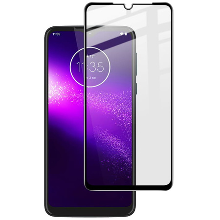 Szkło hartowane Bizon Glass Edge do Moto G8 Play, czarne