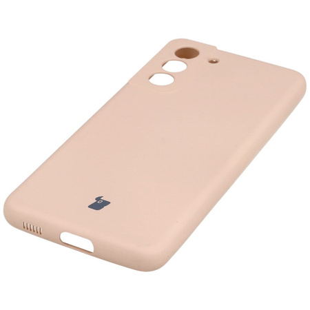 Etui Bizon Case Silicone do Galaxy S21, jasnoróżowe