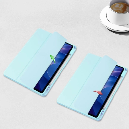 Etui z klapką Bizon Case Tab Clear Matt do Xiaomi Redmi Pad 2, błękitne