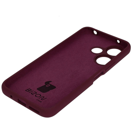 Silikonowe etui Bizon Soft Case do Xiaomi Redmi 13 4G, ciemnofioletowe