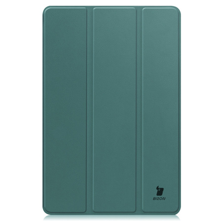 Etui Bizon Case Tab Croc do Xiaomi Pad 6 / Pad 6 Pro, ciemnozielone