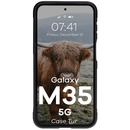 Pancerne etui Bizon Case Tur do Galaxy M35 5G, czarne
