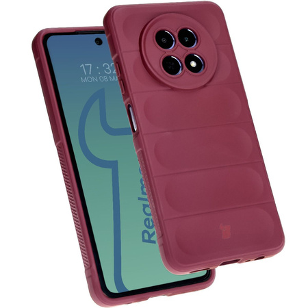 Pancerne etui Bizon Case Tur do Realme 12 / 12x, burgundowe