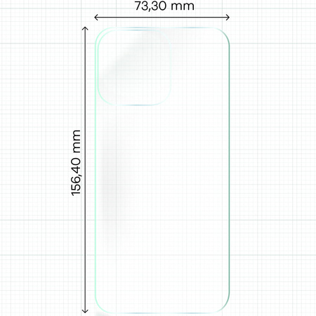 Folia hydrożelowa na tył Bizon Glass Hydrogel Back Duo, iPhone 15 Pro Max, 2 sztuki