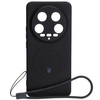 Etui Bizon Case Silicone Magnetic Sq do Xiaomi 14 Ultra, czarne