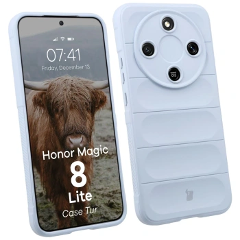 Pancerne etui Bizon Case Tur do Honor Magic8 Lite, jasnoniebieskie