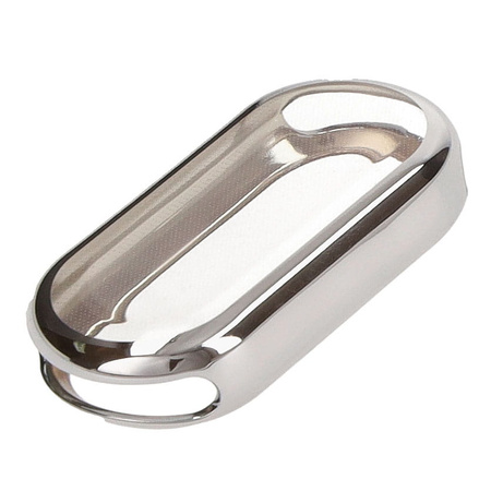 Etui Bizon Case Watch Felipe do Xiaomi Mi Smart Band 8, srebrne