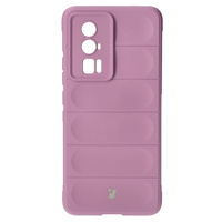 Pancerne etui Bizon Case Tur do Xiaomi Poco F5 Pro, jasnofioletowe