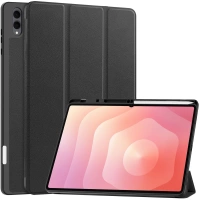 Etui z klapką Bizon Case Tab Lizard do Galaxy Tab S11 Ultra, czarne