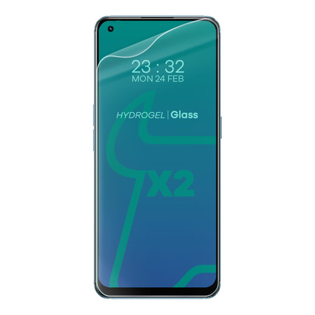 Folia hydrożelowa na ekran Bizon Glass Hydrogel, Realme 9 4G / Realme 9 Pro+, 2 sztuki