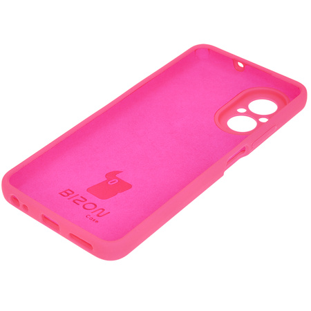 Silikonowe etui Bizon Soft Case do Realme C67 4G, neonowo-różowe