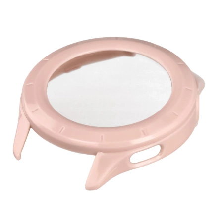 Etui ze szkłem do zegarka Bizon Case Watch Adamo do Xiaomi Watch S4, różowe