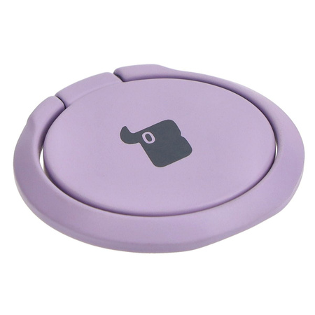 Uchwyt na palec Bizon Accessories Ring Turtle uniwersalny, jasnofioletowy