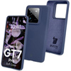 Silikonowe etui Bizon Soft Case do Realme GT 7 Pro, ciemnoniebieskie