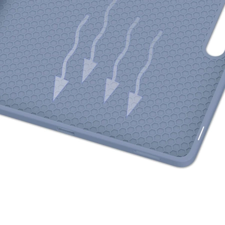 Etui z klapką Bizon Case Tab Lizard do Galaxy Tab S10 FE Plus, lawendowe