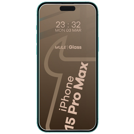 Elastyczne szkło hybrydowe Bizon Glass Mule do iPhone 15 Pro Max