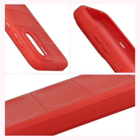 Pancerne etui Bizon Case Tur do OnePlus 15R, czerwone