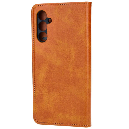 Etui z klapką Bizon Case Pocket Pro do Galaxy M34 5G, brązowe