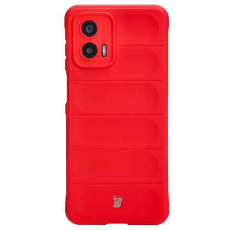 Pancerne etui Bizon Case Tur do Motorola Moto G73 5G, czerwone