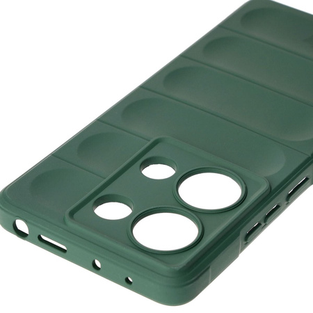 Pancerne etui Bizon Case Tur do Xiaomi Poco M6 Pro 4G / Xiaomi Redmi Note 13 Pro 4G, ciemnozielone