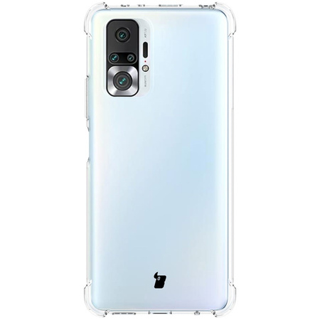 Etui + 2x szkło + obiektyw Bizon Case Clear Pack do Xiaomi Redmi Note 10 Pro, przezroczyste