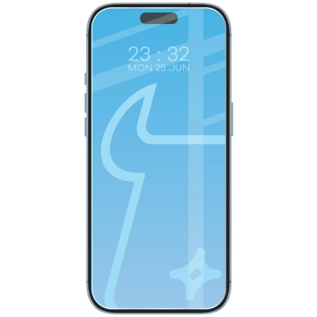 Szkło hartowane Bizon Glass Clear Duo do iPhone Air, 2 sztuki