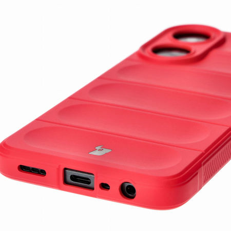 Pancerne etui Bizon Case Tur do Oppo A78 4G, czerwone