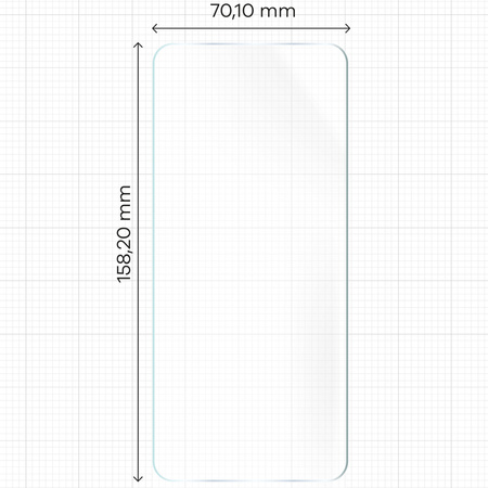 Folia hydrożelowa na ekran Bizon Glass Hydrogel Front do Realme 12 4G, 2 sztuki