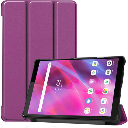 Etui Bizon Case Tab Croc do Lenovo Tab M8 Gen 3, ciemnofioletowe