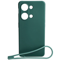 Etui Bizon Case Silicone Sq do OnePlus Nord 3, ciemnozielone