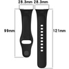 Pasek Bizon Strap Watch Dots do Xiaomi Redmi Watch 3, czarny