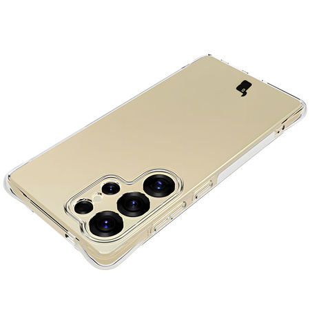Elastyczne etui Bizon Case Salpa do Galaxy S25 Ultra, przezroczyste