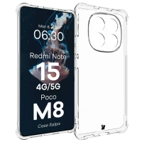 Elastyczne etui Bizon Case Salpa do Xiaomi Redmi Note 15 / POCO M8 5G, przezroczyste