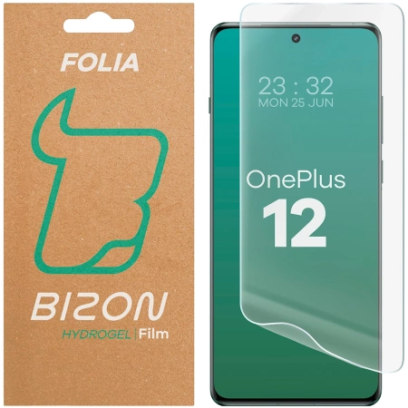 Folia hydrożelowa na ekran Bizon Glass Hydrogel Front do OnePlus 12, 1 sztuka